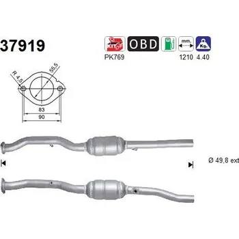Katalyzátor Katalyzátor AS 37919