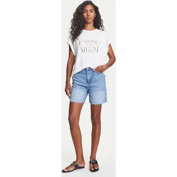 Emporio Armani T-Shirt EW000616 AF12187 U1131 Bílá Loose Fit L