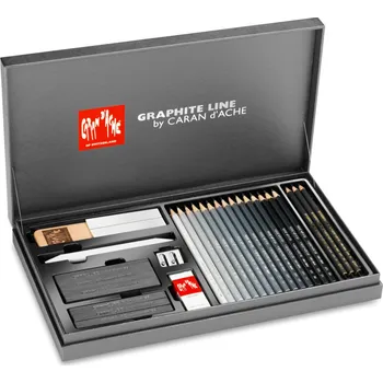 Caran d´Ache Caran d'Ache, 3000.415, Graphite line, kreslící a skicovací sada, premium, 28 ks