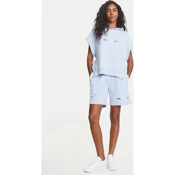 Dámská mikina Emporio Armani Underwear Mikina EW000498 AF10882 U9273 Světle modrá Loose Fit XS