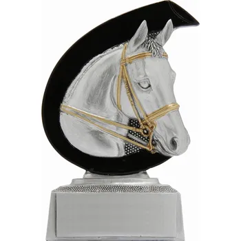 Figurka Statuetka Kůň, jezdectví, Hubertus,