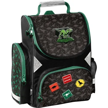 PASO Školní aktovka Danger Dinosaur Černá