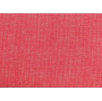 Bavlněná látka Režný efekt červený