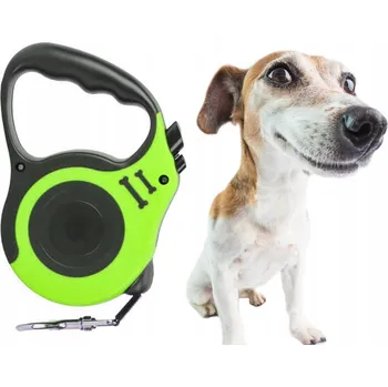 Vodítko pro psa Vodítko pro psa, páskové, s aretací, silné, lehké, navíjecí, 5 m, 15 kg
