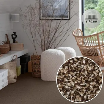 Koberec Metrážový koberec Breno MIRA 44 Označení šíře role: 5 m