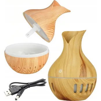 Zvlhčovač vzduchu Zvlhčovač Vzduchu vzduchu, aromaterapeutický Difuzér dřevěný 130ml