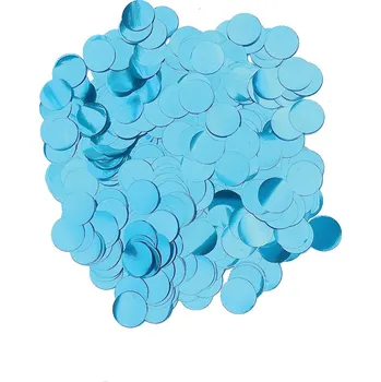 Konfeta Metalické konfety světle modré