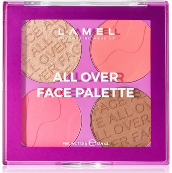 Bronzer LAMEL All-Over Face Palette paletka pro celou tvář odstín 02 11.5 g