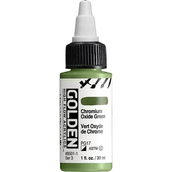 Vodová barva Golden Artist Colors High Flow Akrylová barva Chromium Oxide Green 30 ml 1 ks