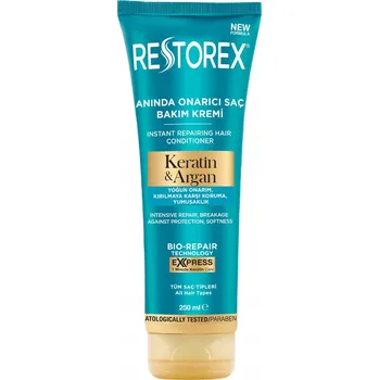 Restorex Keratin & Arganový regenerační kondicionér na poškozené vlasy – 250 ml