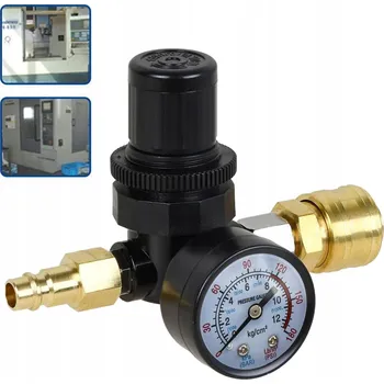 Ventil Redukční ventil 1/4" regulátor tlaku stlačeného vzduchu