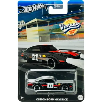 autíčko HOT WHEELS CUSTOM FORD MAVERICK VINTAGE RACING CLUB 4/5 HRV09 1:64 NOVÝ