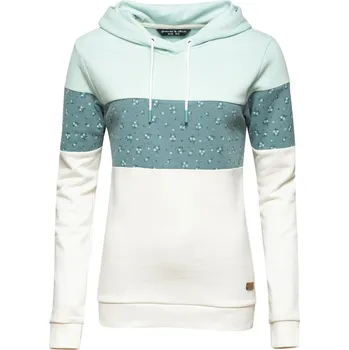 Pánská móda mikina s kapucí CHILLAZ Walchsee Hoody Women aqua/green/white 40