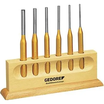 Sekáč GEDORE sada průbojníků dlouhé 116L osmihranné 6-dílná v PVC držáku