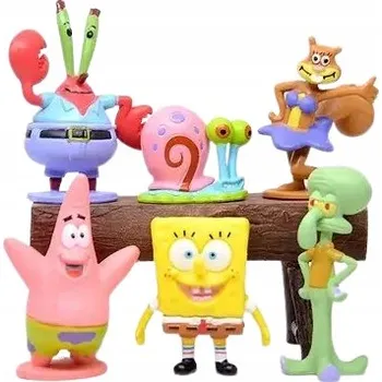 Figurka Sada figurek Spongebob v kalhotách 6 ks