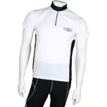 Cyklistický dres Pell's Basic bílá vel. S