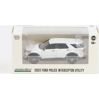 autíčko Ford Police Interceptor Utility bez majaku 1:64 Ford Policie 2022 - kovový model 1/64