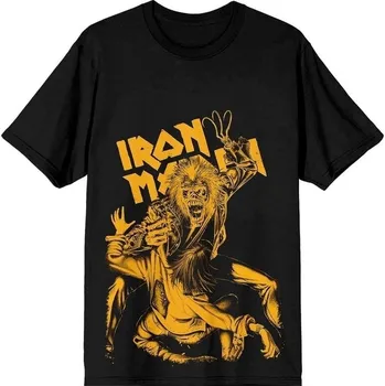 Iron Maiden No Prayer Claw Jumbo Yellow Black M Tričko