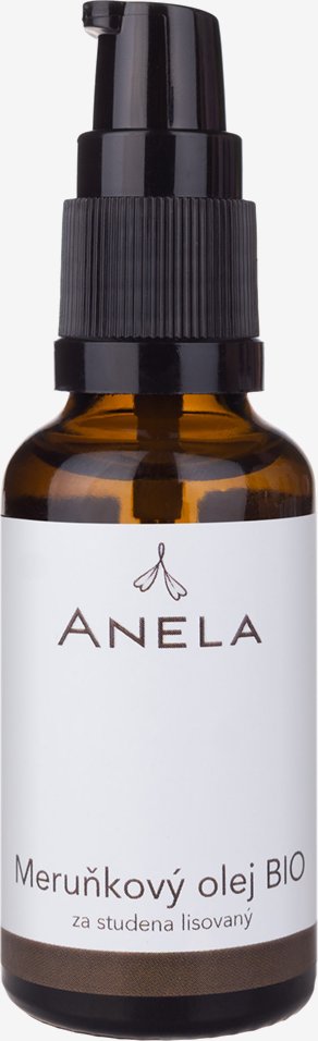Anela Meruňkový olej BIO Obsah: 30 ml za studena lisovaný