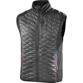 Pánská vesta LEONIS II vesta černá s HV modro/červen S