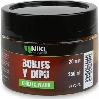 Boilies Boilies v dipu Nikl 250ml 24mm BRO