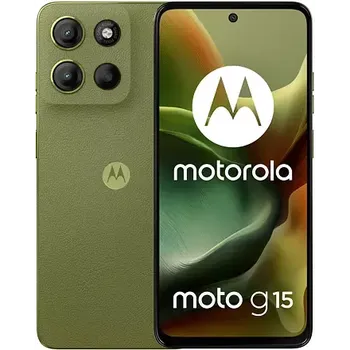 Mobilní telefon Motorola Moto G15 Dual SIM barva Iguana Green paměť 8GB/128GB