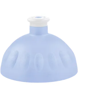 Víčko modré 2717/zátka bílá