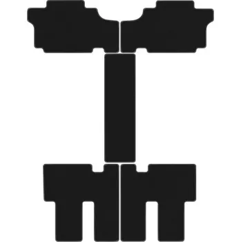 autokoberec Velurové autokoberce Edecor Hyundai Staria 7os. STD, 5 dílů