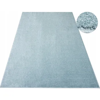 Koberec KOBEREC MODRÝ MĚKKÝ S FILCEM DO DĚTSKÉHO POKOJE OBÝVACÍHO POKOJE LAZIO 100x200 cm