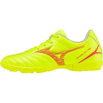 Kopačky Mizuno MONARCIDA NEO III SELECT Jr AS Safety Yellow / Fiery Coral 2 Velikost: 36.5