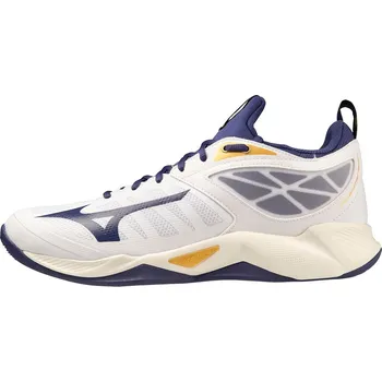 Pánská obuv Boty Mizuno WAVE DIMENSION White Blue Ribbon MP Gold Velikost: 50