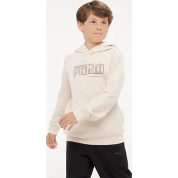 Dámská mikina DECATHLON Dětská mikina s kapucí 5-6 LET BÉŽOVÁ