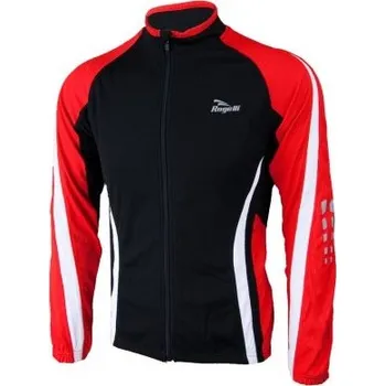 cyklistický dres Rogelli Mura dres dlouhý rukáv blk/red/white