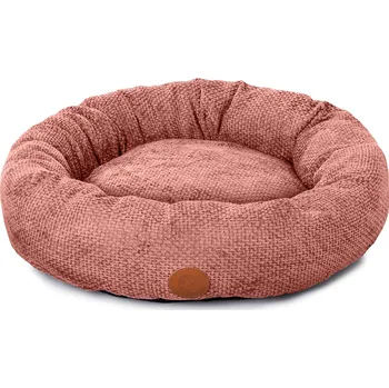 Pelíšek pro psa JK ANIMALS kulatý pelíšek Yuta cihlový 60 x 16 cm