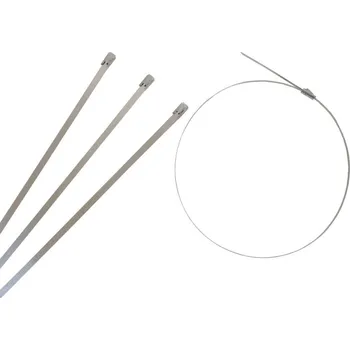 Stahovací páska Stahovací páska nerezová ocel, 50 ks, 4,6 x 250 mm