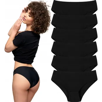 Kalhotky Kalhotky Moraj kalhotky černé bavlněné 6 ks XL