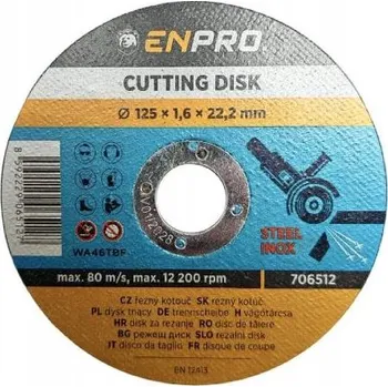Řezný kotouč Metall-Trennscheibe Ø 125 x 1,6 x 22,2 mm, ENPRO