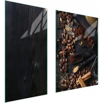 Obraz Skleněná ochranná deska na sporák 75x52 Dřevo