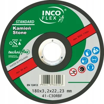Řezný kotouč 180x3,2x22,23 Řezný kotouč na betonu a kámen INCOFLEX - SADA 25 ks