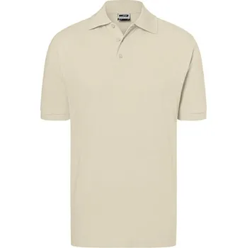 Pánské tričko James&Nicholson Unisex polokošile JN070 Stone M