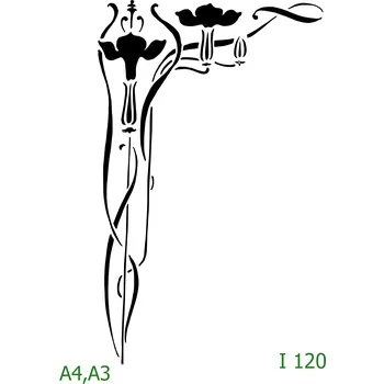 Šablona I 120 - A3 , Nelepící folie