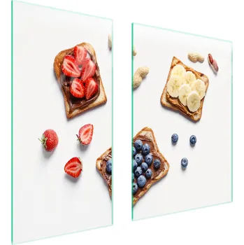 Obraz Skleněná ochranná deska na sporák 75x52 Kuchyně