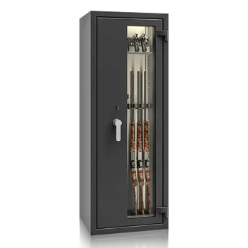 Trezor ISS Prosklený trezor St. Gallen WF VITRINA 56410.01 KL, grafitově černý