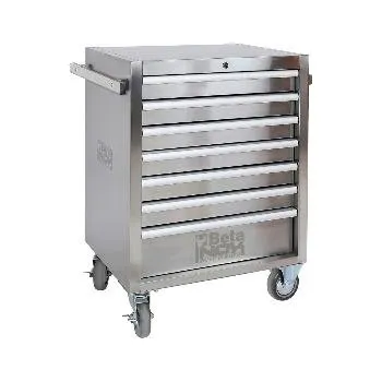 Dílenský regál BETA vozík na nářadí C04 TSS-7 600 x 420 x 810 mm barva INOX nerezová ocel