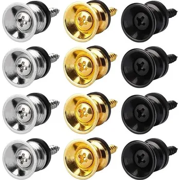 Příslušenství ke stanu Kovové knoflíky na kytarové popruhy, Straplok, Zámky na kytarové popruhy, Zapínání na kytarové