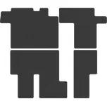 Kobercové rohože Edecor velurové 4 ks