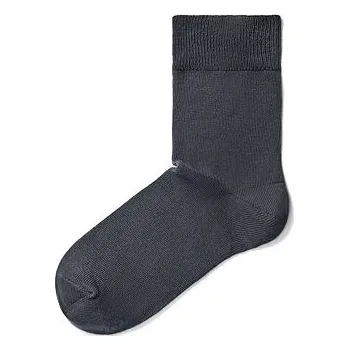 Oblečení a móda Vlnka Bavlněné ponožky s volným lemem tmavě šedá velikost ponožek 43-46