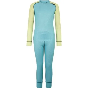 Set dětského termoprádla Dětské termoprádlo Ziener Jalia Jr - river blue velikost 176