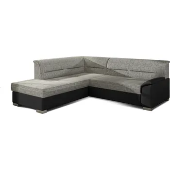 Sedací souprava Rohová rozkládací sedací souprava BERGEN 208 cm Berlin 01/Soft 11 šedá levá