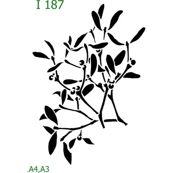 Šablona I 187 - A4 , Nelepící folie